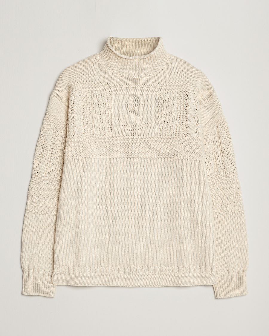 Heren | Truien | Polo Ralph Lauren | Knitted Fishermen Sweater Cream
