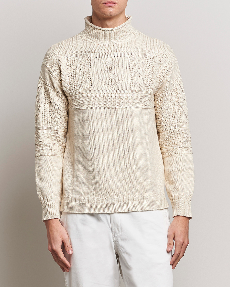 Heren | Truien | Polo Ralph Lauren | Knitted Fishermen Sweater Cream