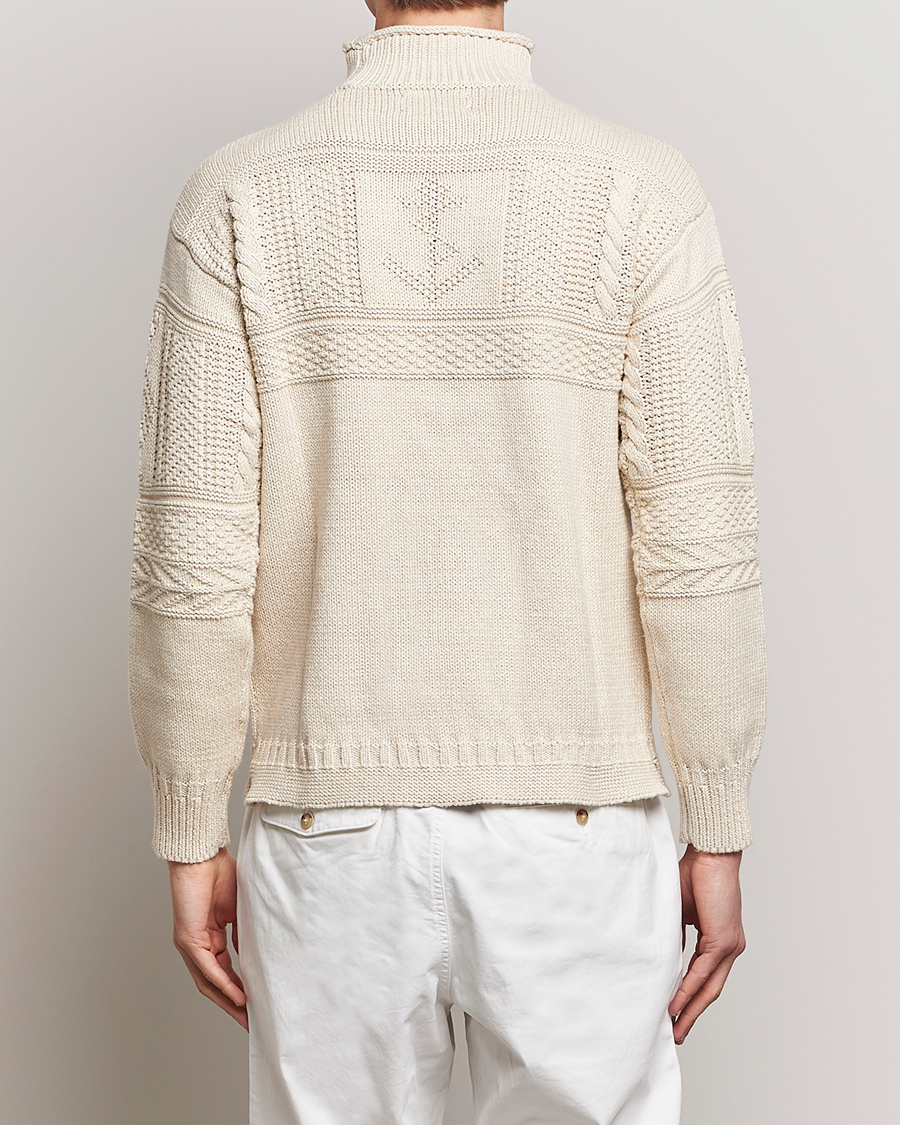Heren | Truien | Polo Ralph Lauren | Knitted Fishermen Sweater Cream