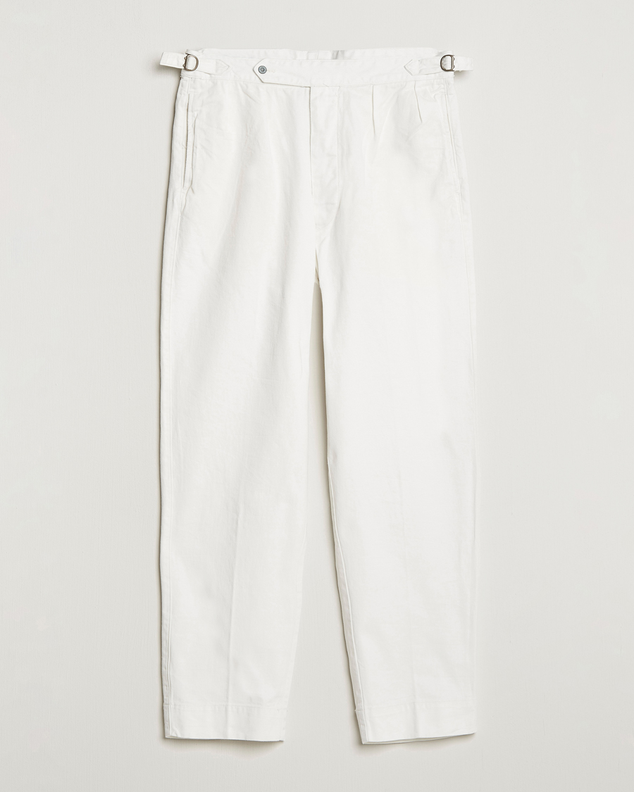 Heren | Broeken | Polo Ralph Lauren | Rustic Twill Officer Trousers Deckwash White
