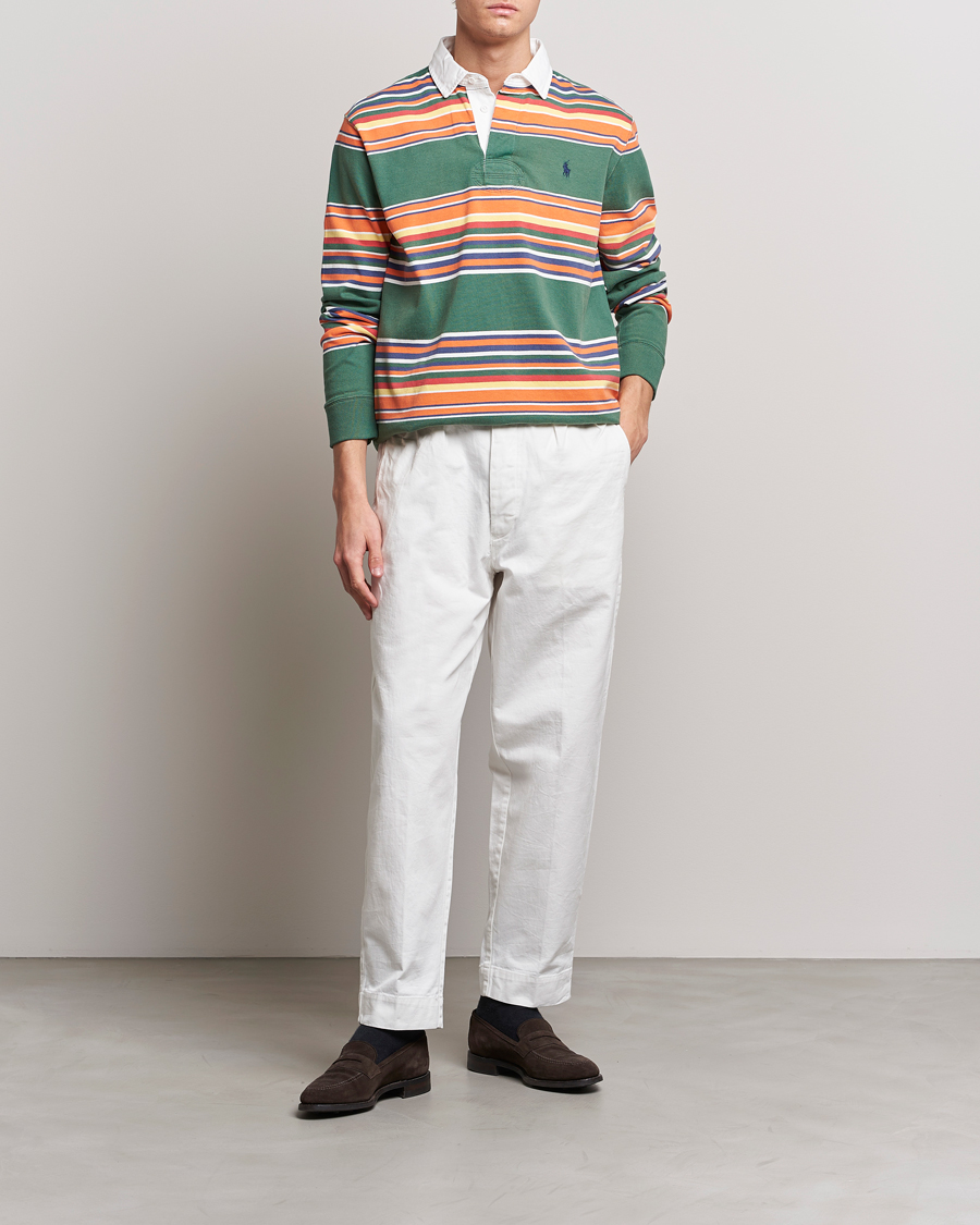 Heren | Broeken | Polo Ralph Lauren | Rustic Twill Officer Trousers Deckwash White