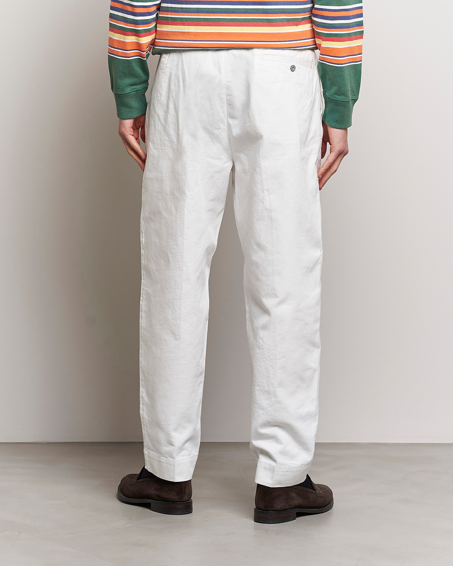Heren | Broeken | Polo Ralph Lauren | Rustic Twill Officer Trousers Deckwash White