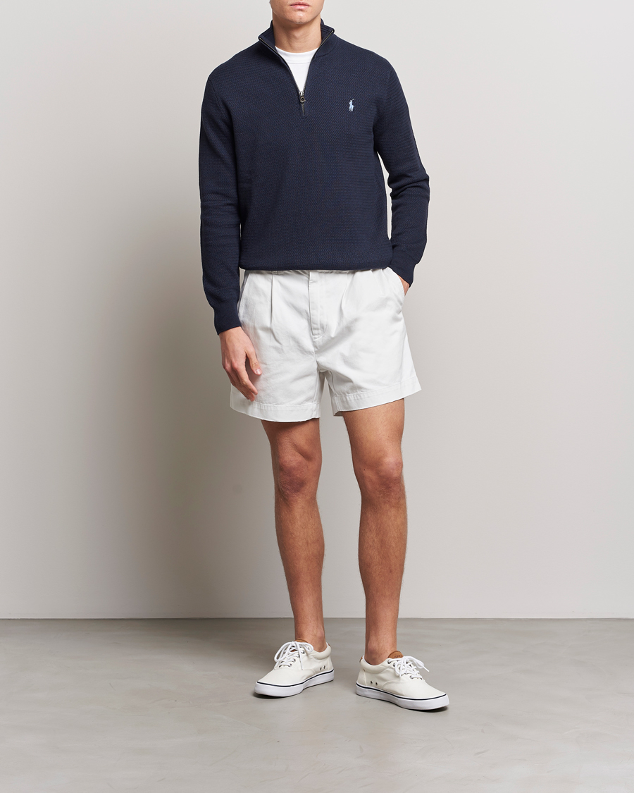 Heren | Korte broek | Polo Ralph Lauren | Twill Pleated Regatta Shorts Deckwash White