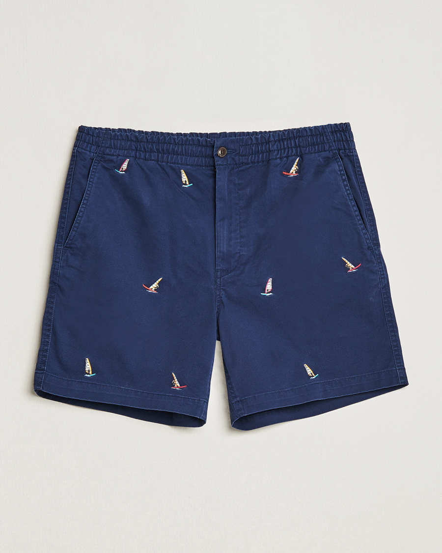 Heren |  | Polo Ralph Lauren | Prepster Printed Twill Drawstring Shorts Navy