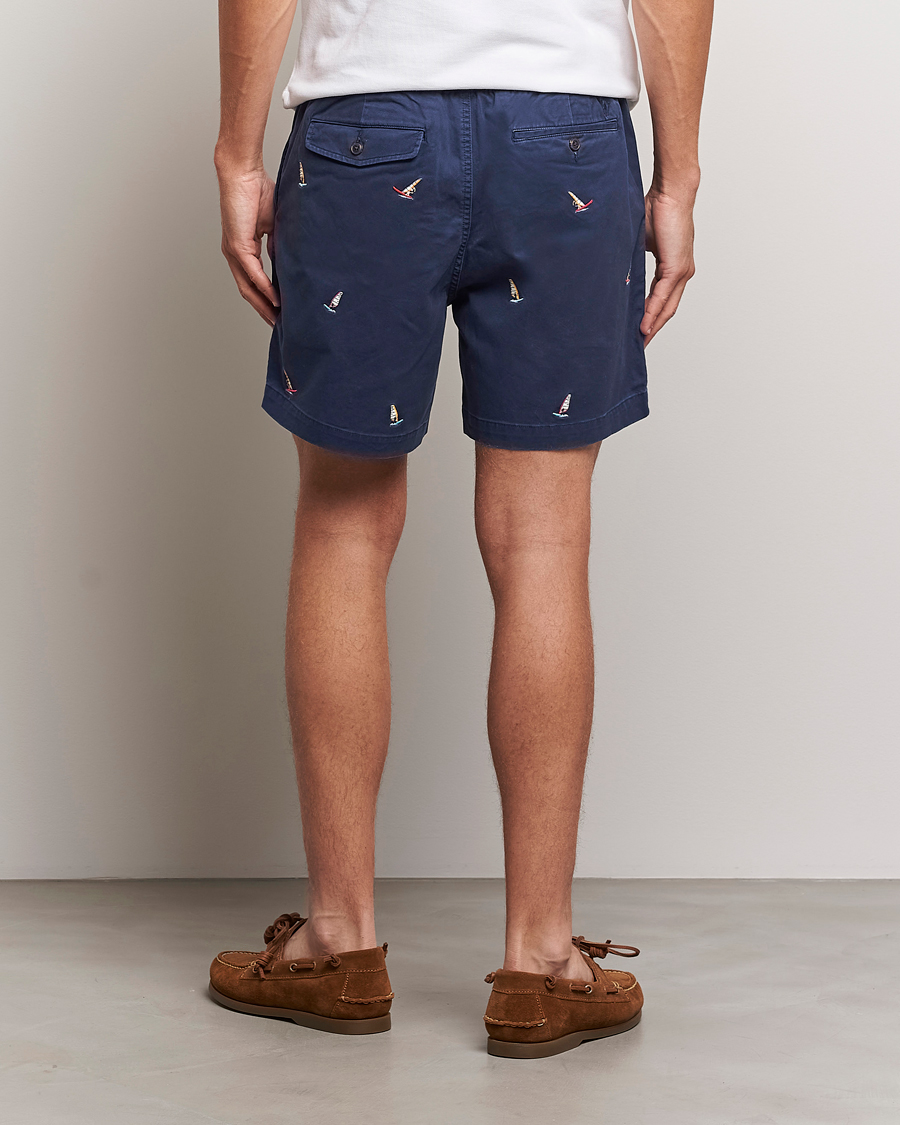 Heren | Korte broek | Polo Ralph Lauren | Prepster Printed Twill Drawstring Shorts Navy