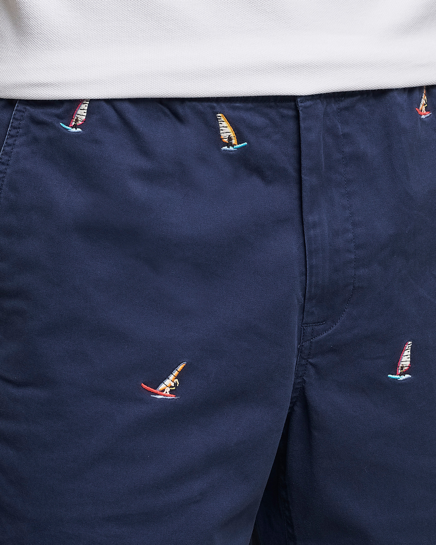 Heren | Korte broek | Polo Ralph Lauren | Prepster Printed Twill Drawstring Shorts Navy