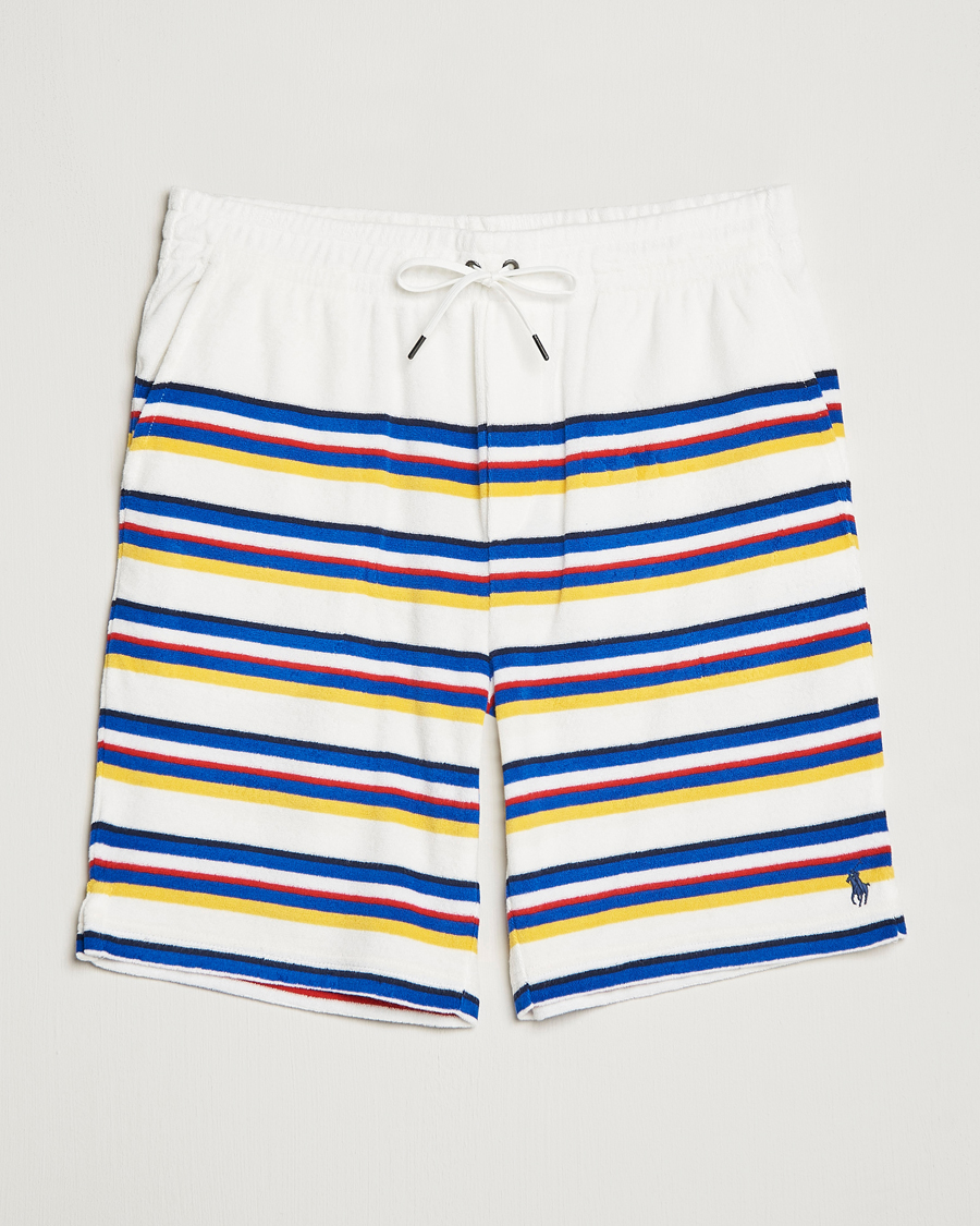 Heren | Sweatshorts | Polo Ralph Lauren | Cotton Terry Striped Sweatshorts Multi
