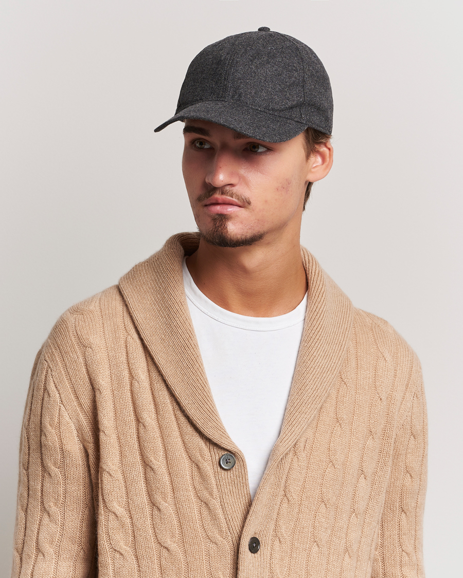 Heren | Polo Ralph Lauren Wool Cap Medium Grey | Polo Ralph Lauren | Wool Cap Medium Grey