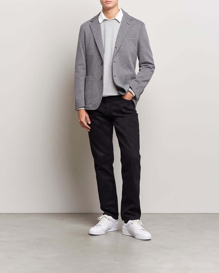 Heren | Blazers | Polo Ralph Lauren | Double Knit Jersey Blazer Medium Grey Heather