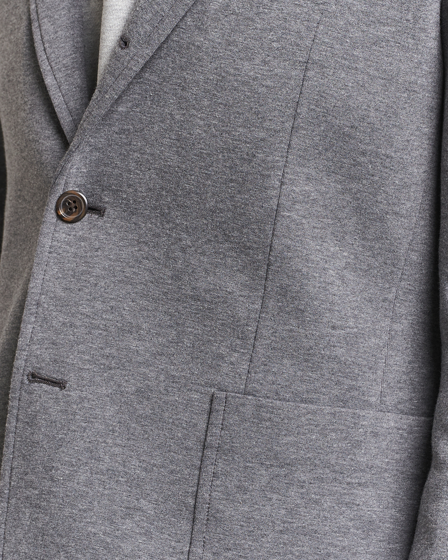 Heren | Blazers | Polo Ralph Lauren | Double Knit Jersey Blazer Medium Grey Heather