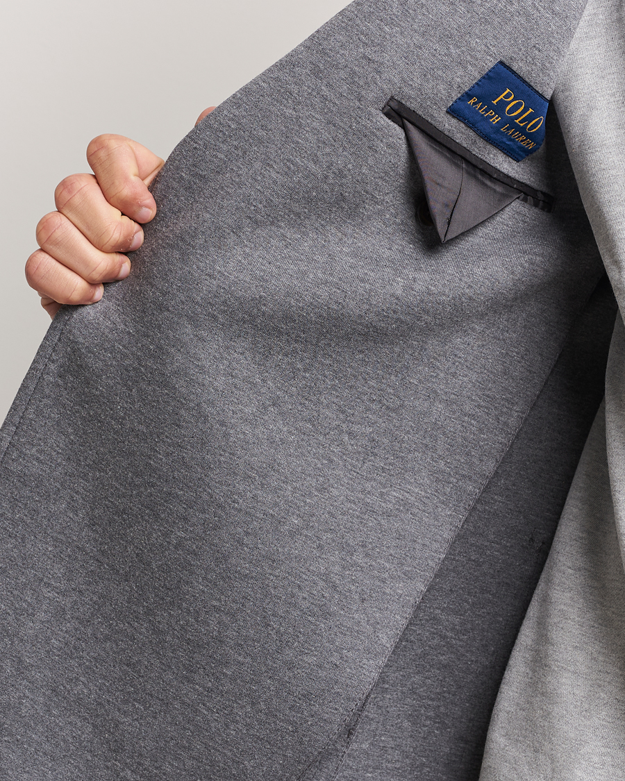 Heren | Blazers | Polo Ralph Lauren | Double Knit Jersey Blazer Medium Grey Heather