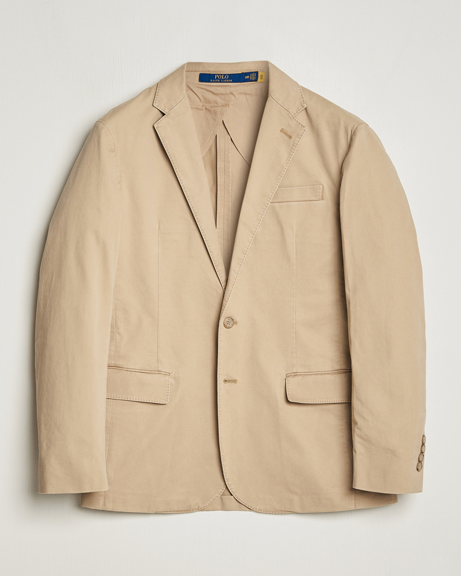Heren | Blazers | Polo Ralph Lauren | Cotton Stretch Sportcoat Monument Tan