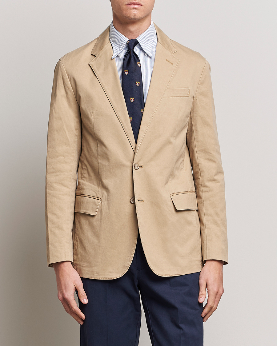 Heren | Blazers | Polo Ralph Lauren | Cotton Stretch Sportcoat Monument Tan