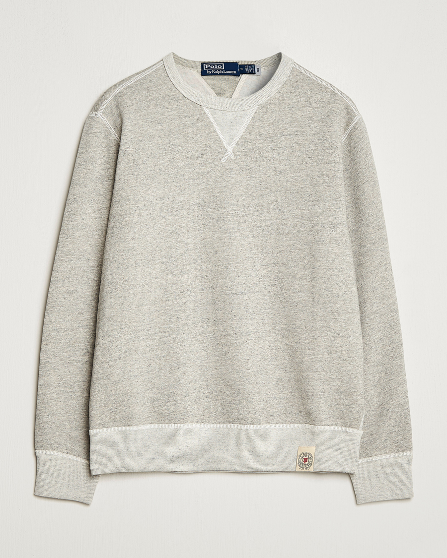 Heren | Truien | Polo Ralph Lauren | Vintage Fleece Crew Neck Sweatshirt Loft Heather