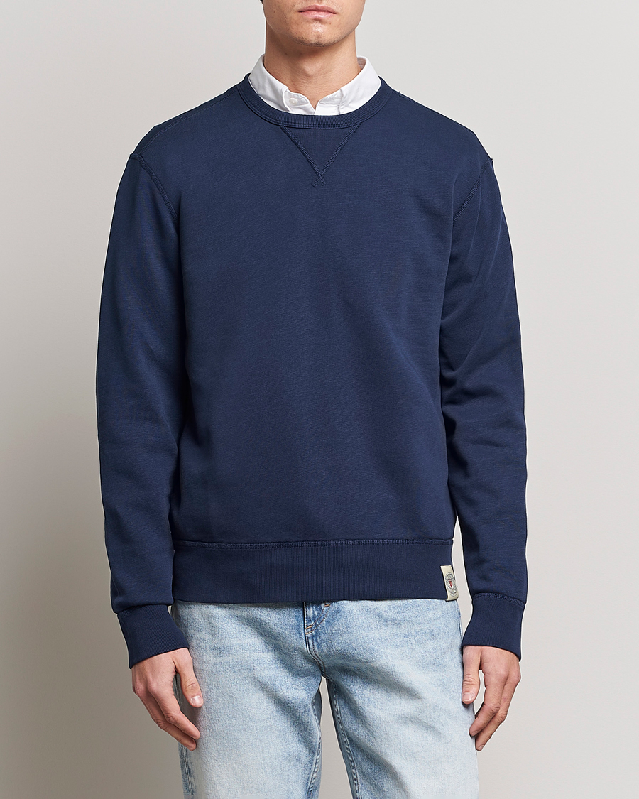 Heren | Truien | Polo Ralph Lauren | Vintage Fleece Crew Neck Sweatshirt Cruise Navy