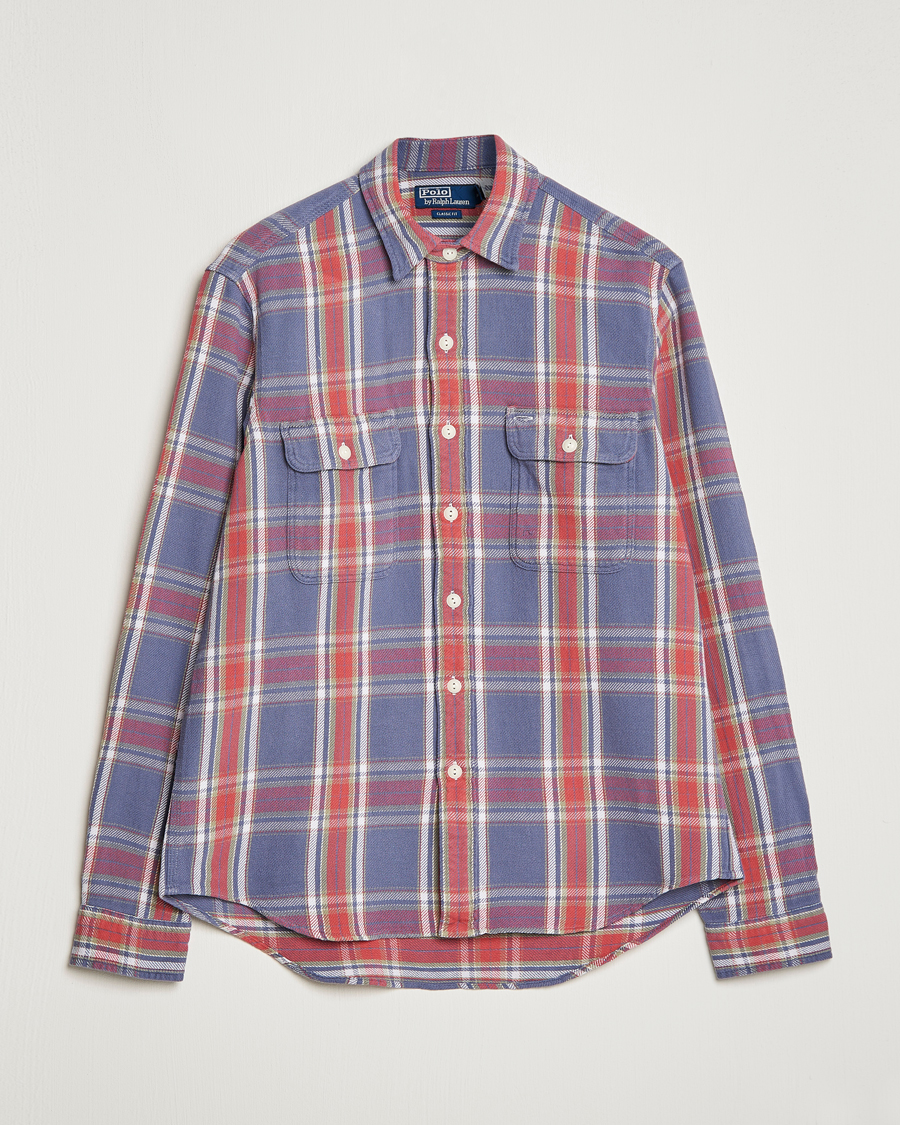 Heren | Overhemden | Polo Ralph Lauren | Classic Fit Checked Shirt Blue/Red