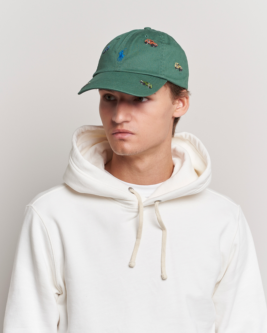 Heren | Petten | Polo Ralph Lauren | Twill Printed Jeeps Sports Cap Washed Forest