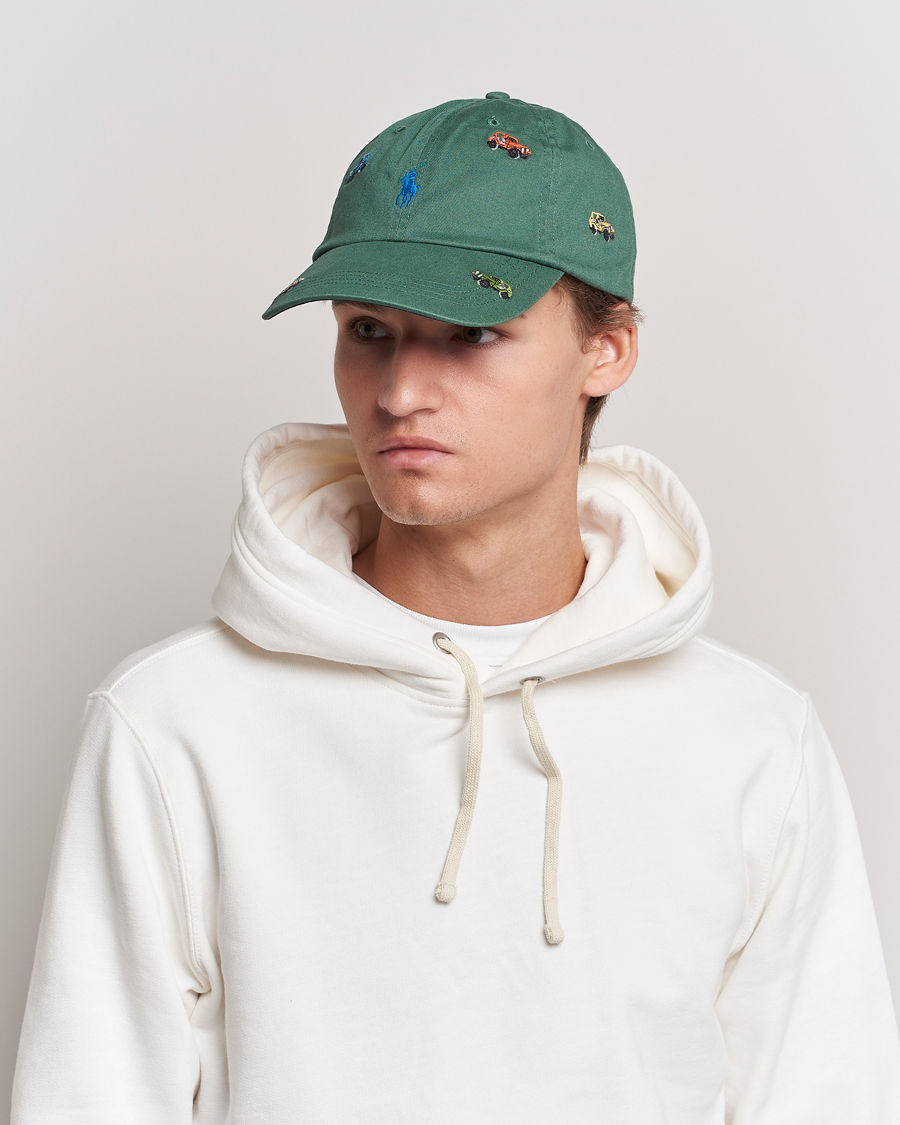 Heren |  | Polo Ralph Lauren | Twill Printed Jeeps Sports Cap Washed Forest