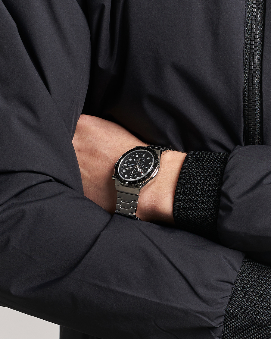 Herr | Klockor | Timex | Time Zone Chronograph 40mm Black Dial