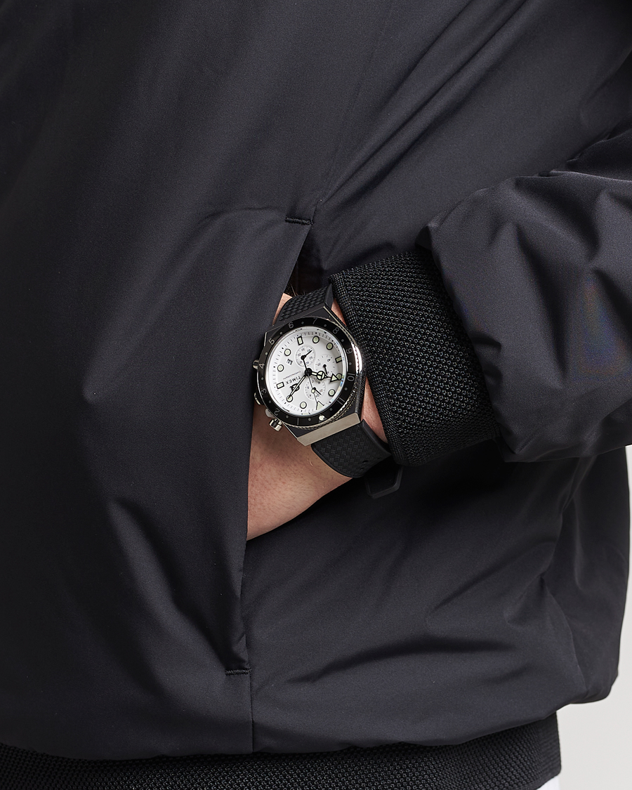 Heren | Timex Time Zone Chronograph 40mm White Dial | Timex | Time Zone Chronograph 40mm White Dial