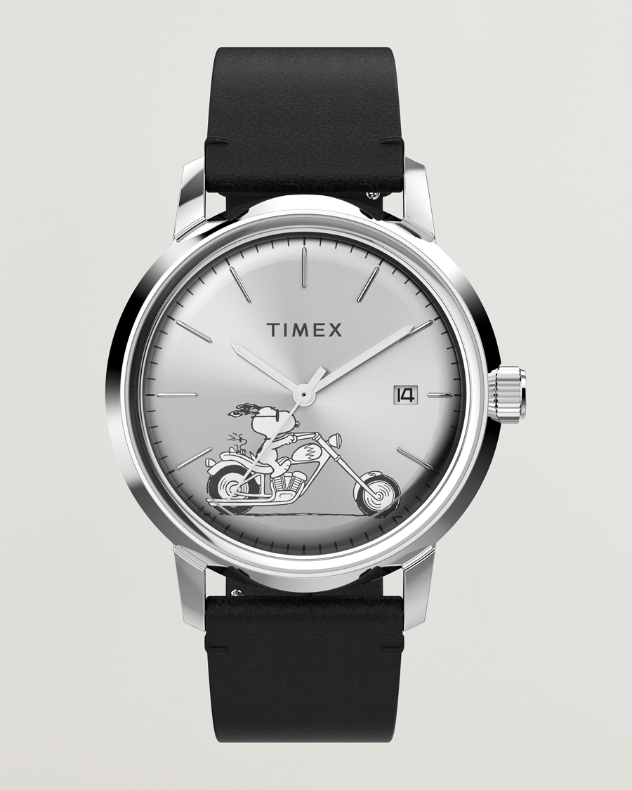 Heren | Timex Marlin Automatic Snoopy Easy Rider 40mm Black | Timex | Marlin Automatic Snoopy Easy Rider 40mm Black