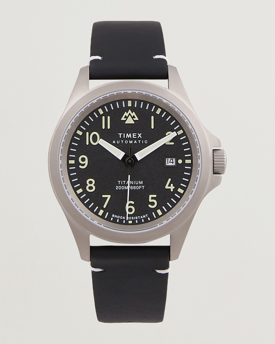 Heren | Timex Expedition North Automatic Titanium 41mm Black Dial | Timex | Expedition North Automatic Titanium 41mm Black Dial