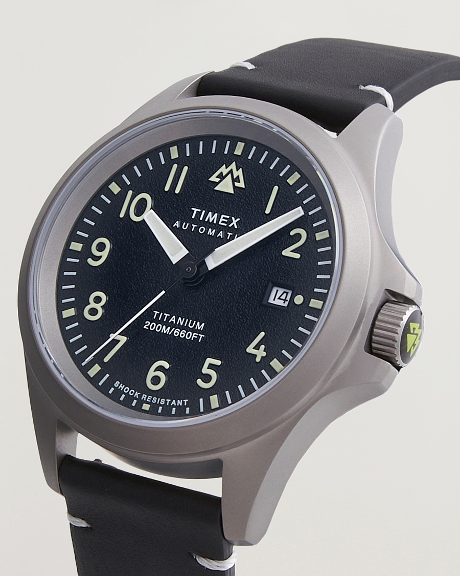 Heren | Timex Expedition North Automatic Titanium 41mm Black Dial | Timex | Expedition North Automatic Titanium 41mm Black Dial