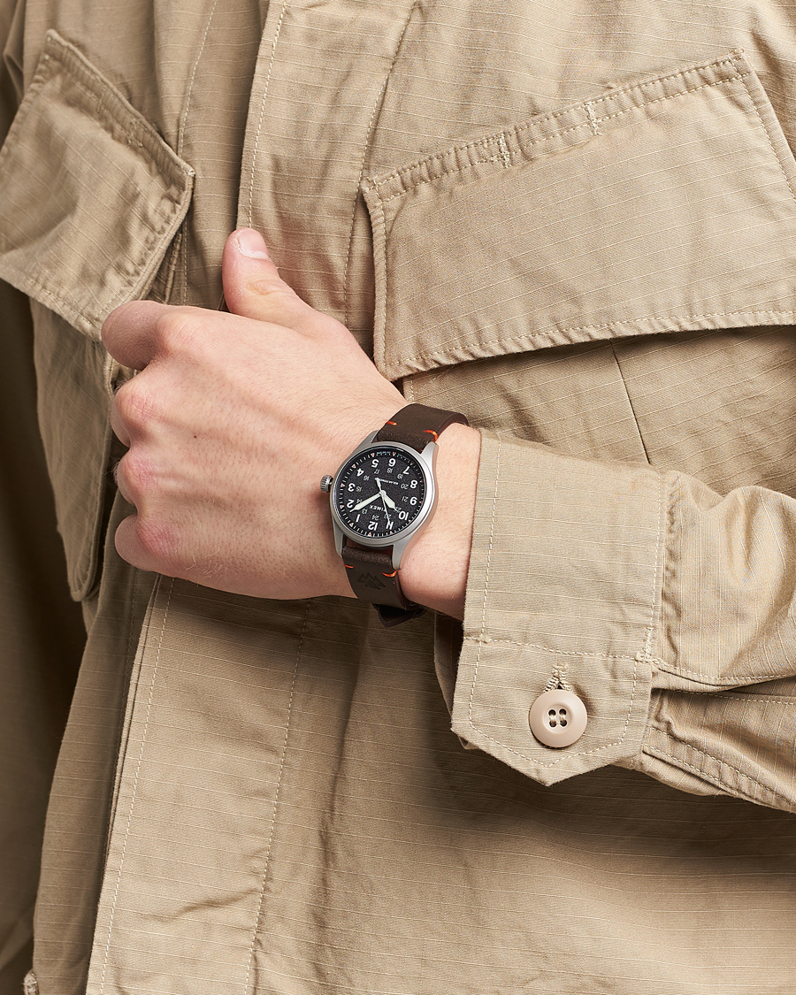 Heren | Timex Field Post Solar Watch 36mm Textured Black Dial | Timex | Field Post Solar Watch 36mm Textured Black Dial