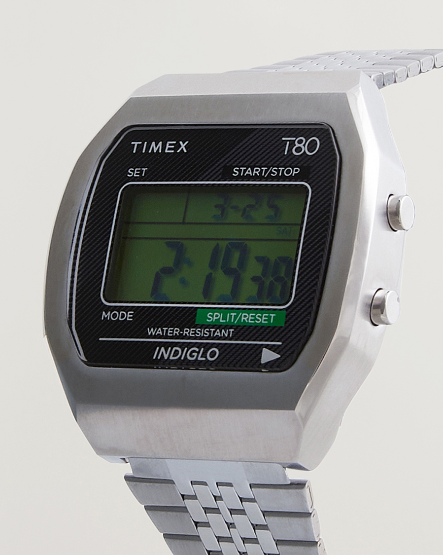 Heren | Timex T80 Stainless Steel 36mm Silver | Timex | T80 Stainless Steel 36mm Silver