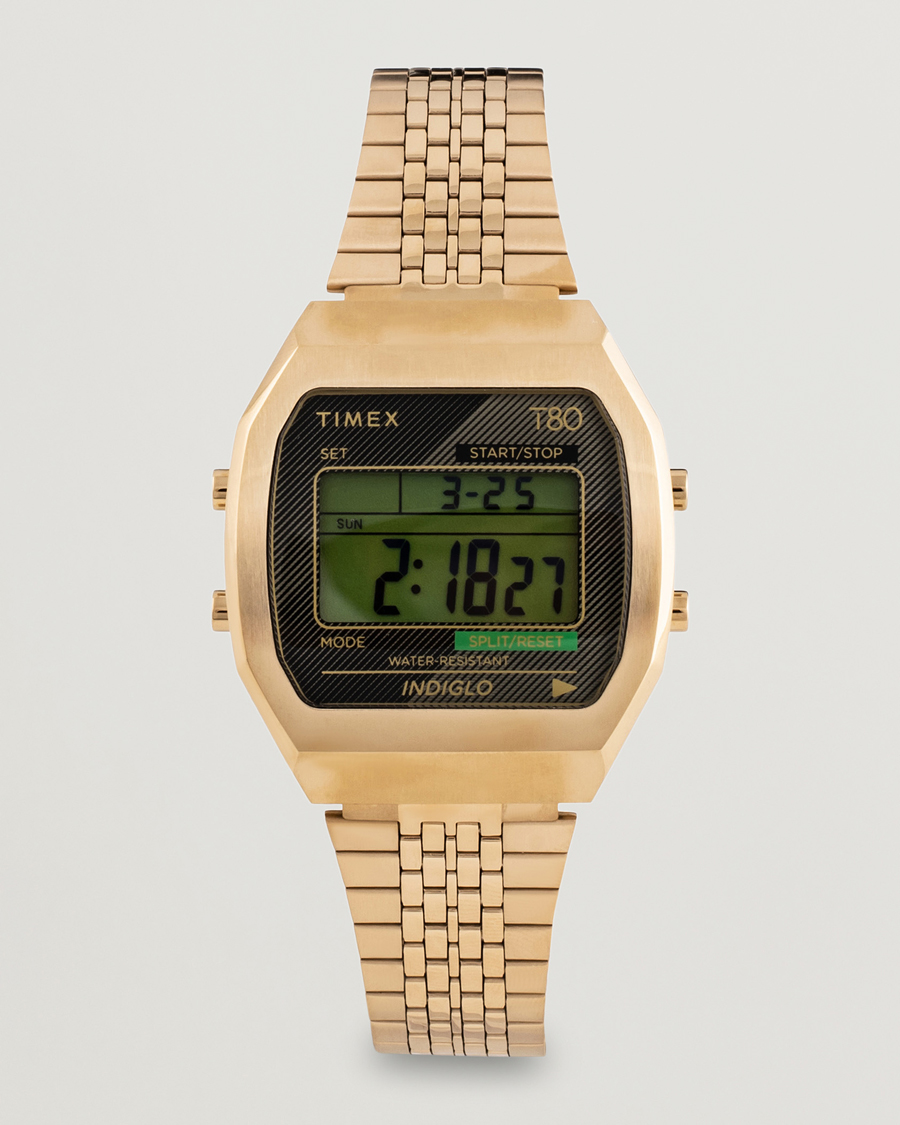 Heren | Timex T80 Stainless Steel 36mm Gold | Timex | T80 Stainless Steel 36mm Gold