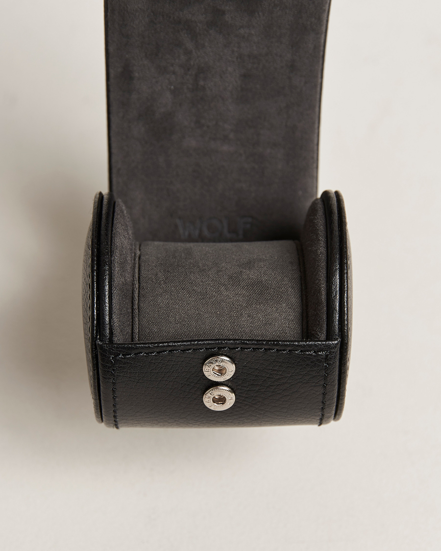 Heren | Horloge & juwelendozen | WOLF | Single Watch Roll Black