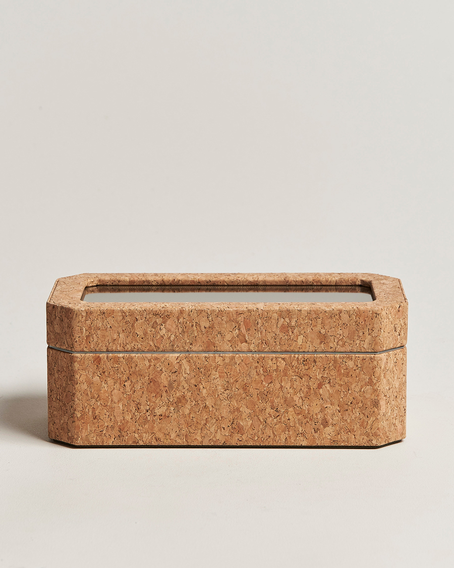 Heren | Horloge & juwelendozen | WOLF | Cortica 4 Piece Watch Box Cork