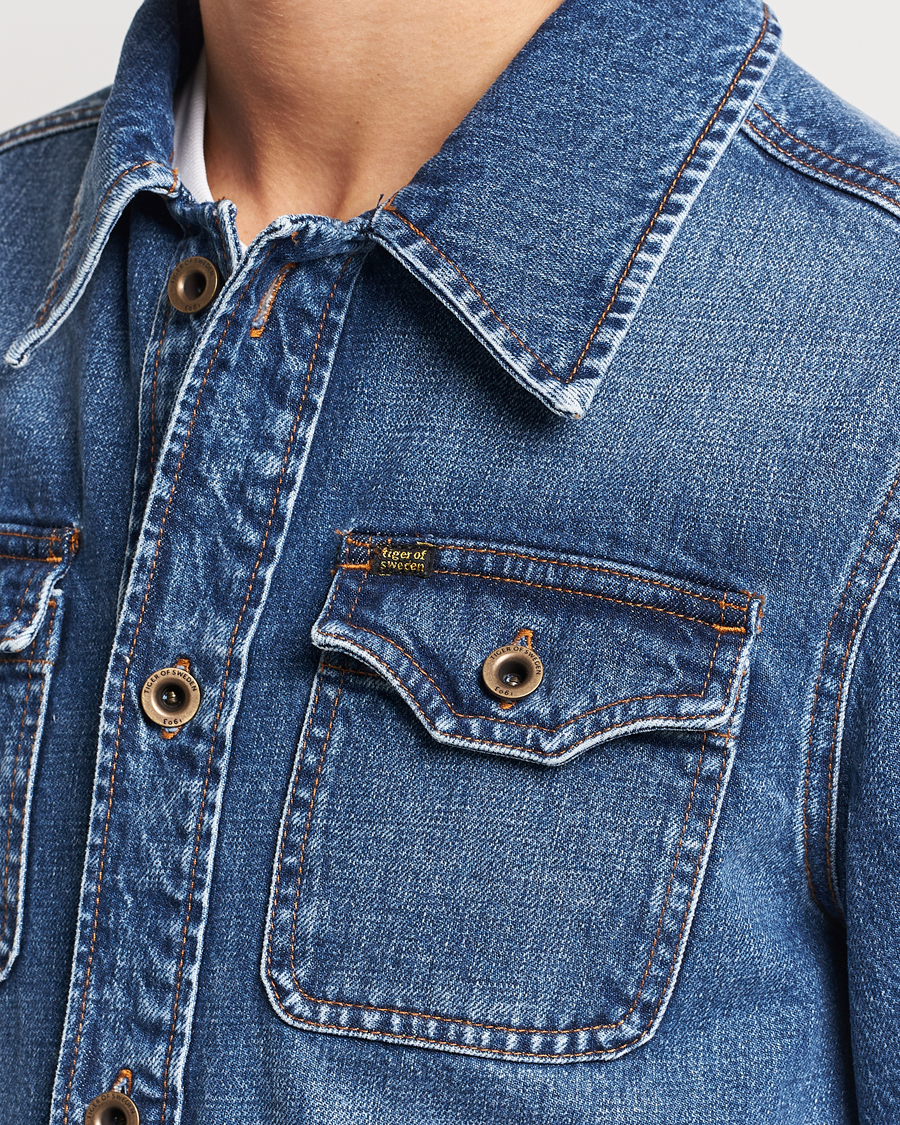 Heren | Jassen | Tiger of Sweden | Get Jeans Jacket Light Blue