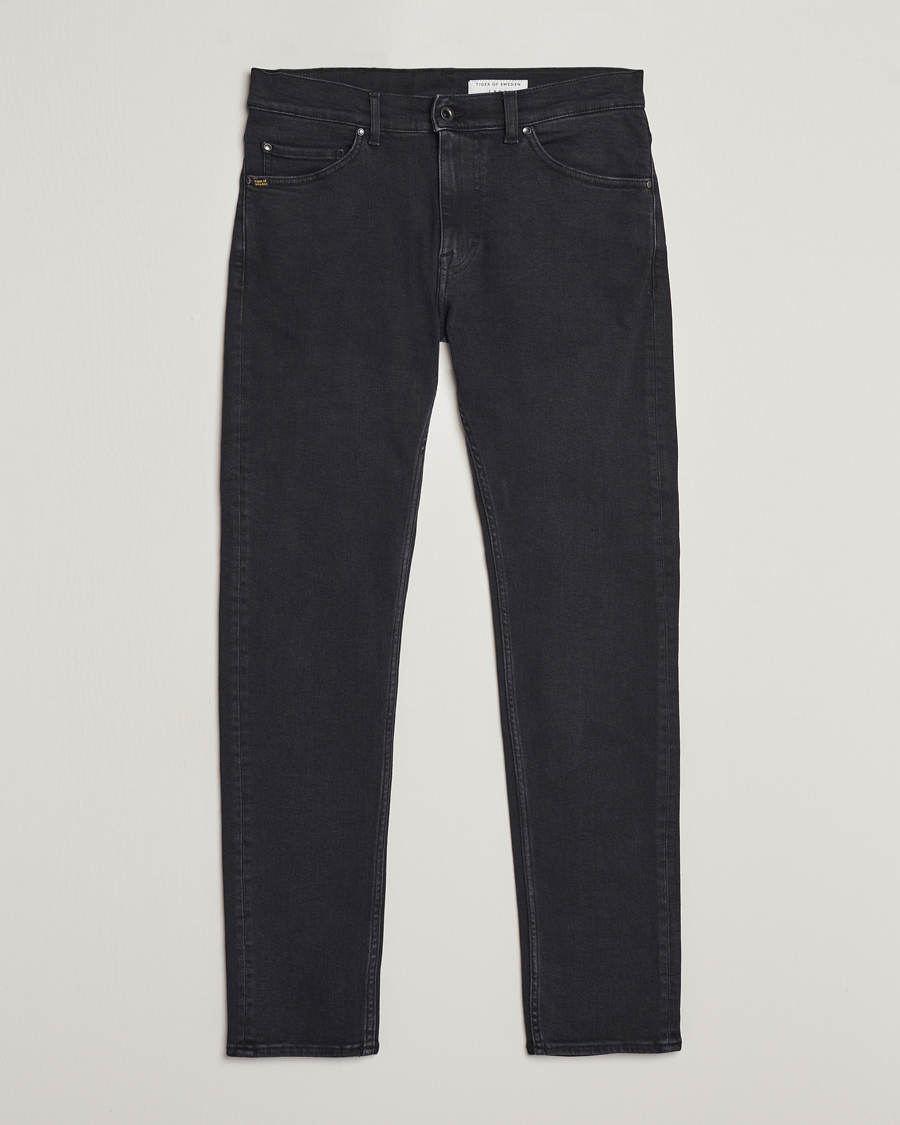 Heren | Jeans | Tiger of Sweden | Evolve Stretch Cotton Jeans Black