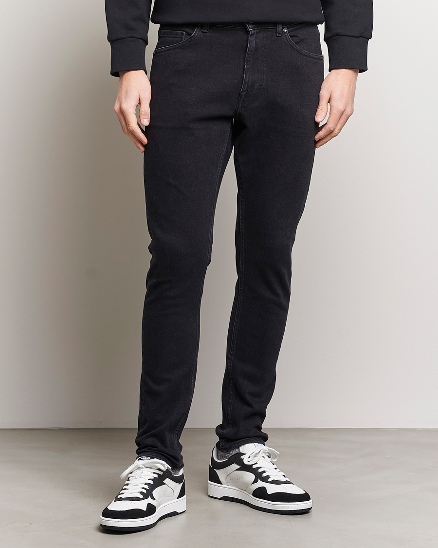 Heren | Jeans | Tiger of Sweden | Evolve Stretch Cotton Jeans Black