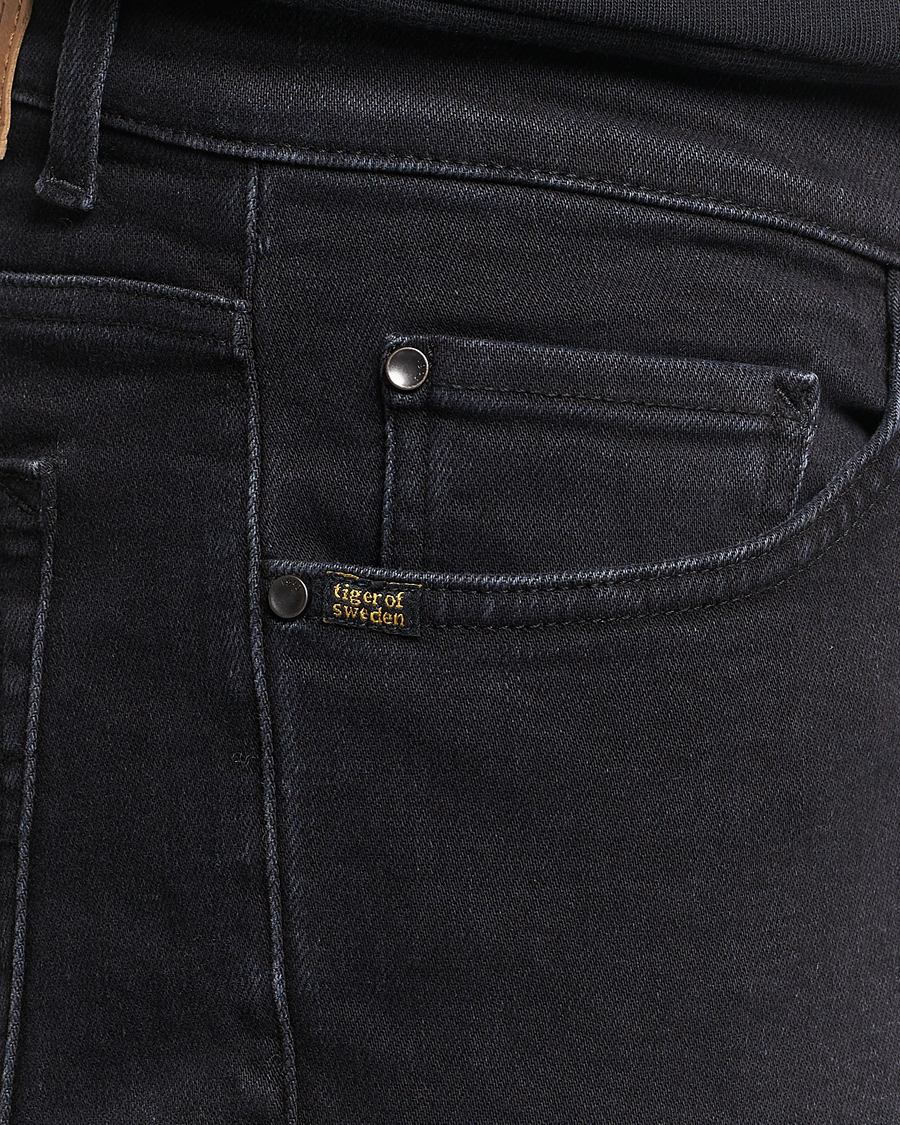 Heren | Jeans | Tiger of Sweden | Evolve Stretch Cotton Jeans Black