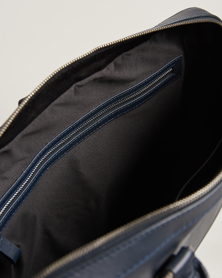 Heren | Tiger of Sweden Bowe Leather Briefcase Midnight Blue | Tiger of Sweden | Bowe Leather Briefcase Midnight Blue