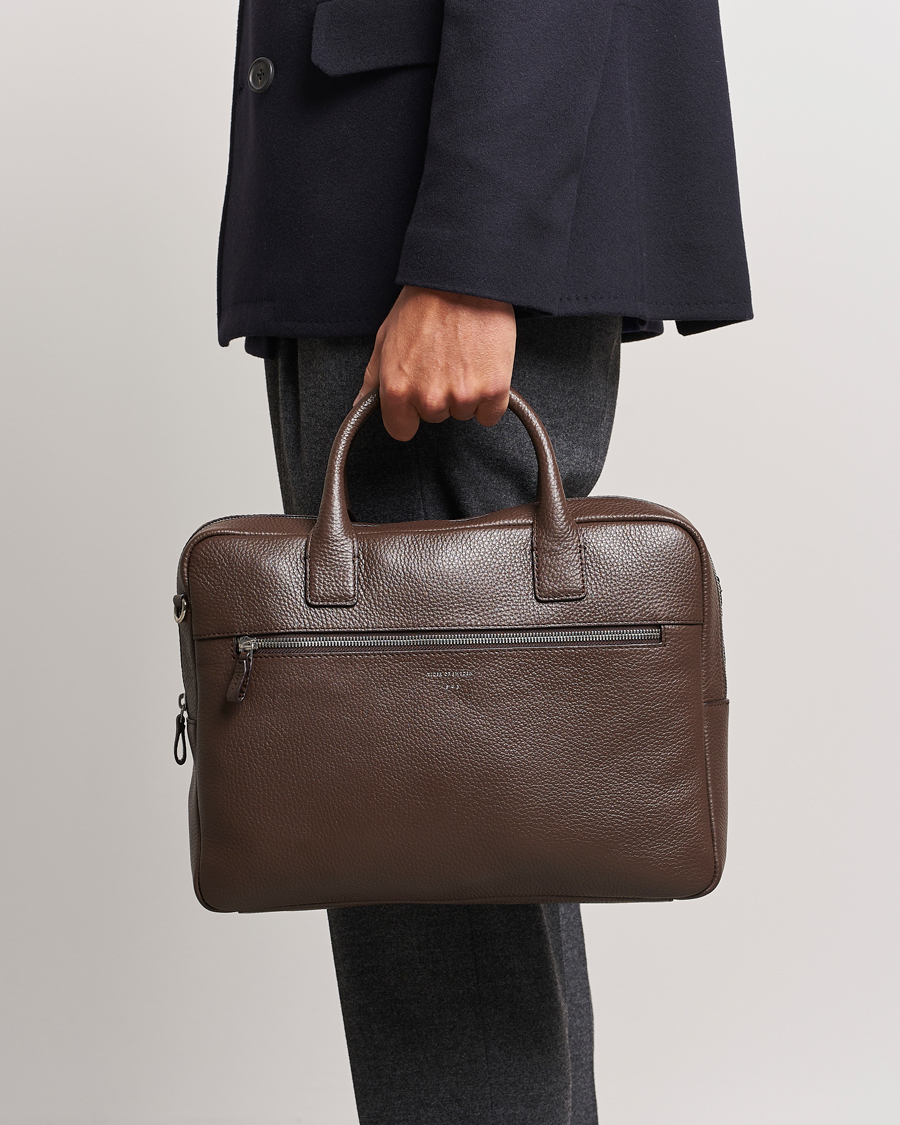 Heren |  | Tiger of Sweden | Beckholmen Leather Briefcase Brown