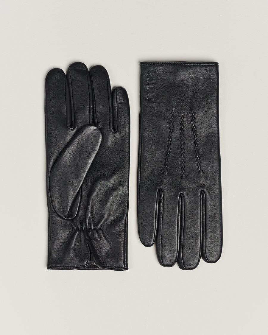 Heren | Tiger of Sweden Garvin Leather Gloves Black | Tiger of Sweden | Garvin Leather Gloves Black