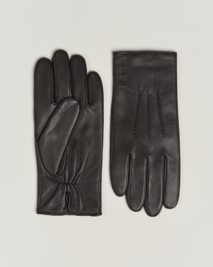 Heren | Tiger of Sweden Garvin Leather Gloves Brown | Tiger of Sweden | Garvin Leather Gloves Brown