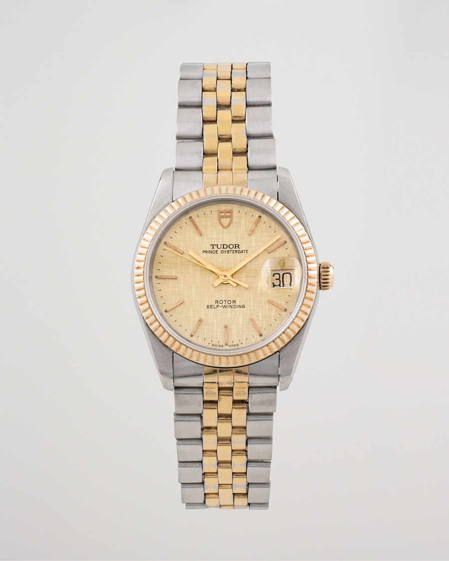 Heren | Pre-Owned & Vintage Watches | Tudor Pre-Owned | Prince Oysterdate 74033 Gold Steel Gold