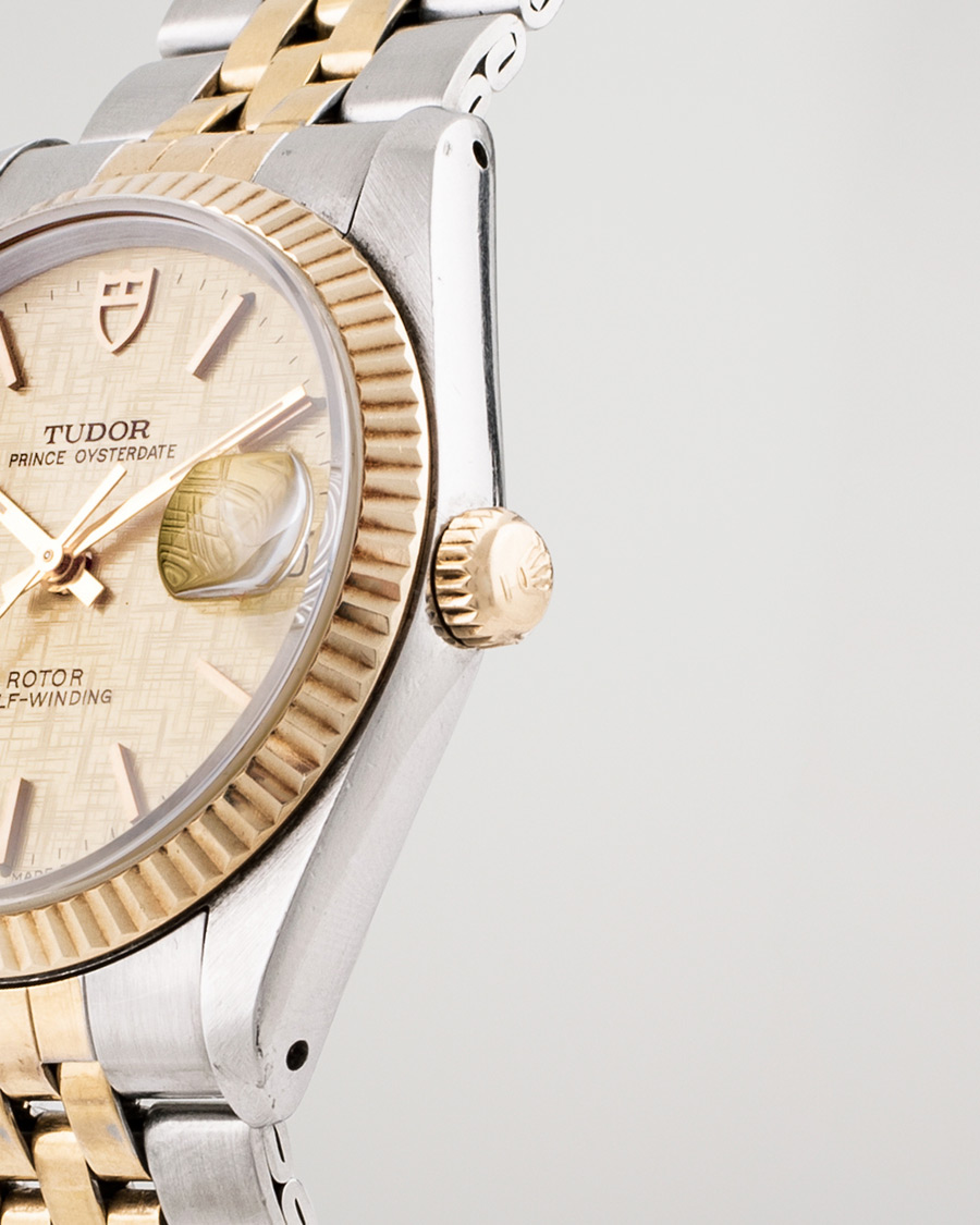 Heren | Pre-Owned & Vintage Watches | Tudor Pre-Owned | Prince Oysterdate 74033 Gold Steel Gold