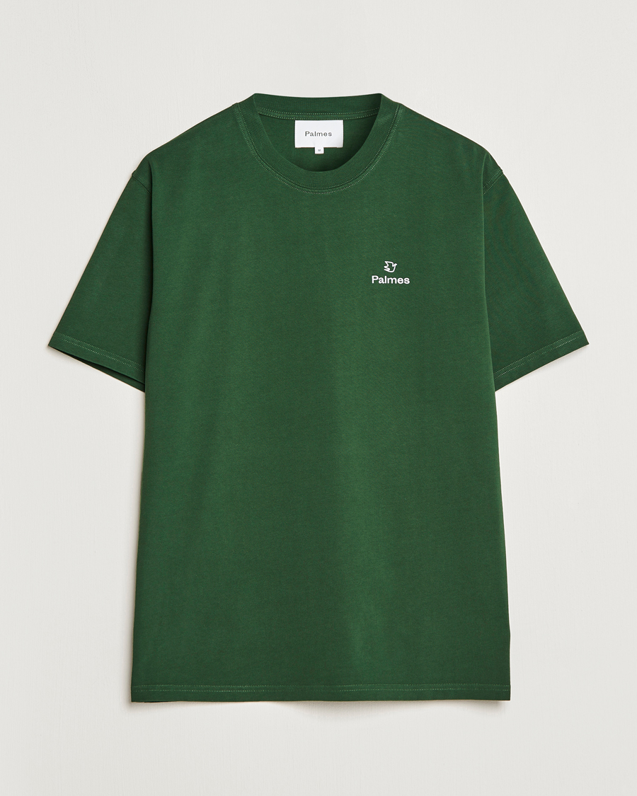Heren | T-shirts | Palmes | Allan T-Shirt Dark Green