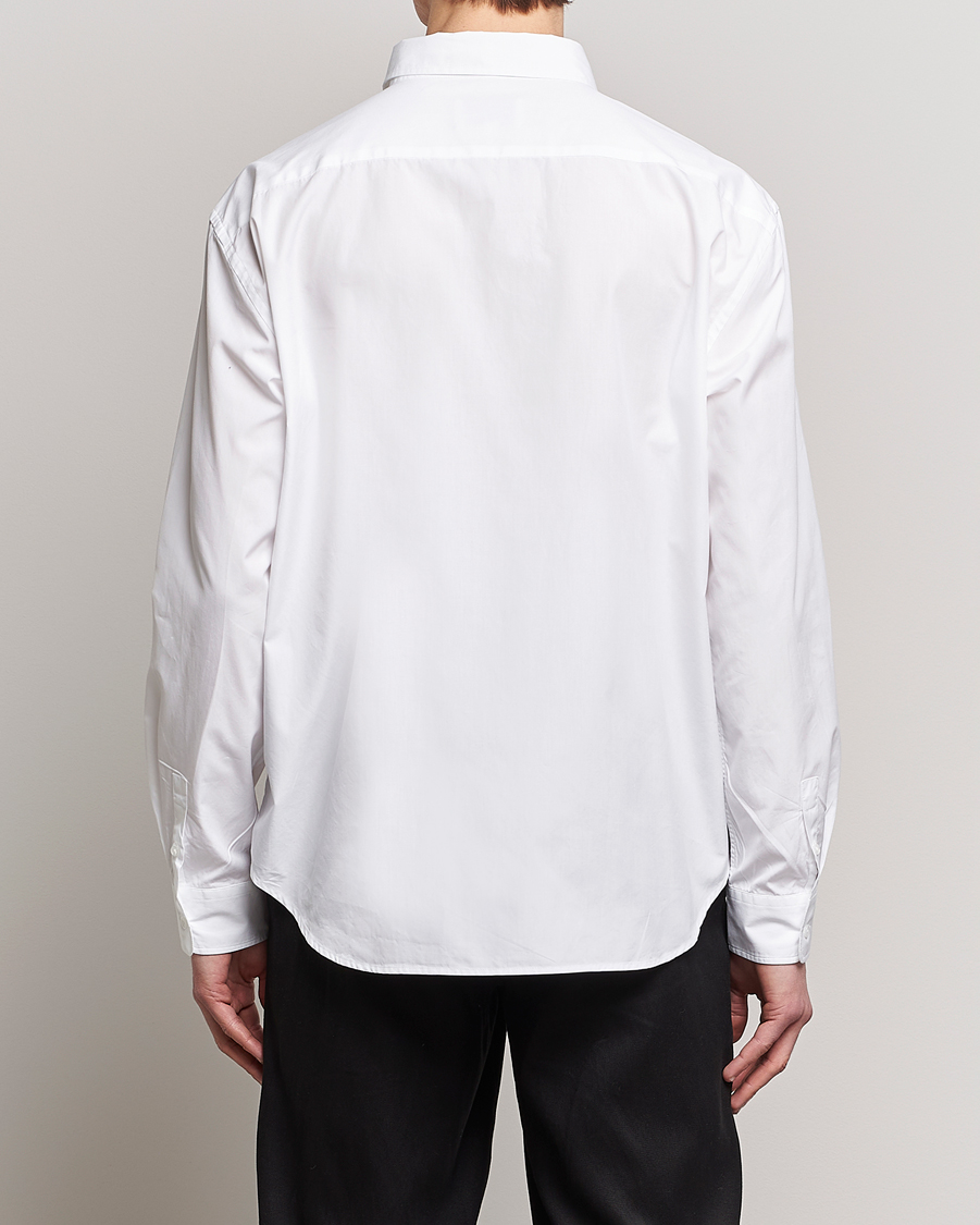 Heren | Overhemden | Palmes | Daryl Long Sleeve Poplin Shirt White