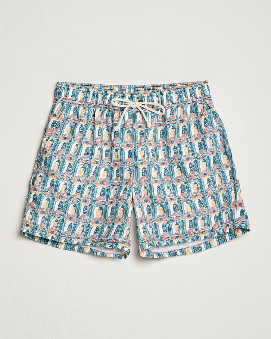 Heren | Zwembroek | Ripa Ripa | Printed Swimshorts Green