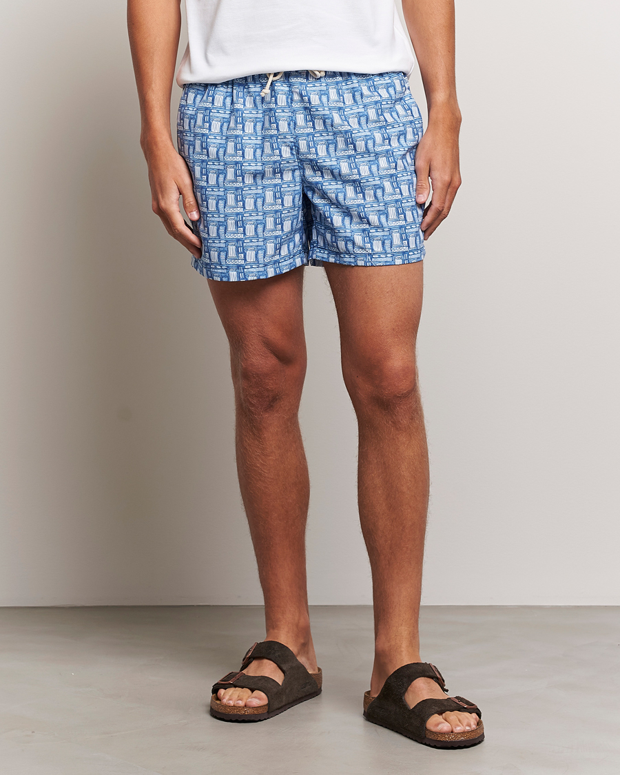 Heren | Zwembroek | Ripa Ripa | Printed Swimshorts Blue