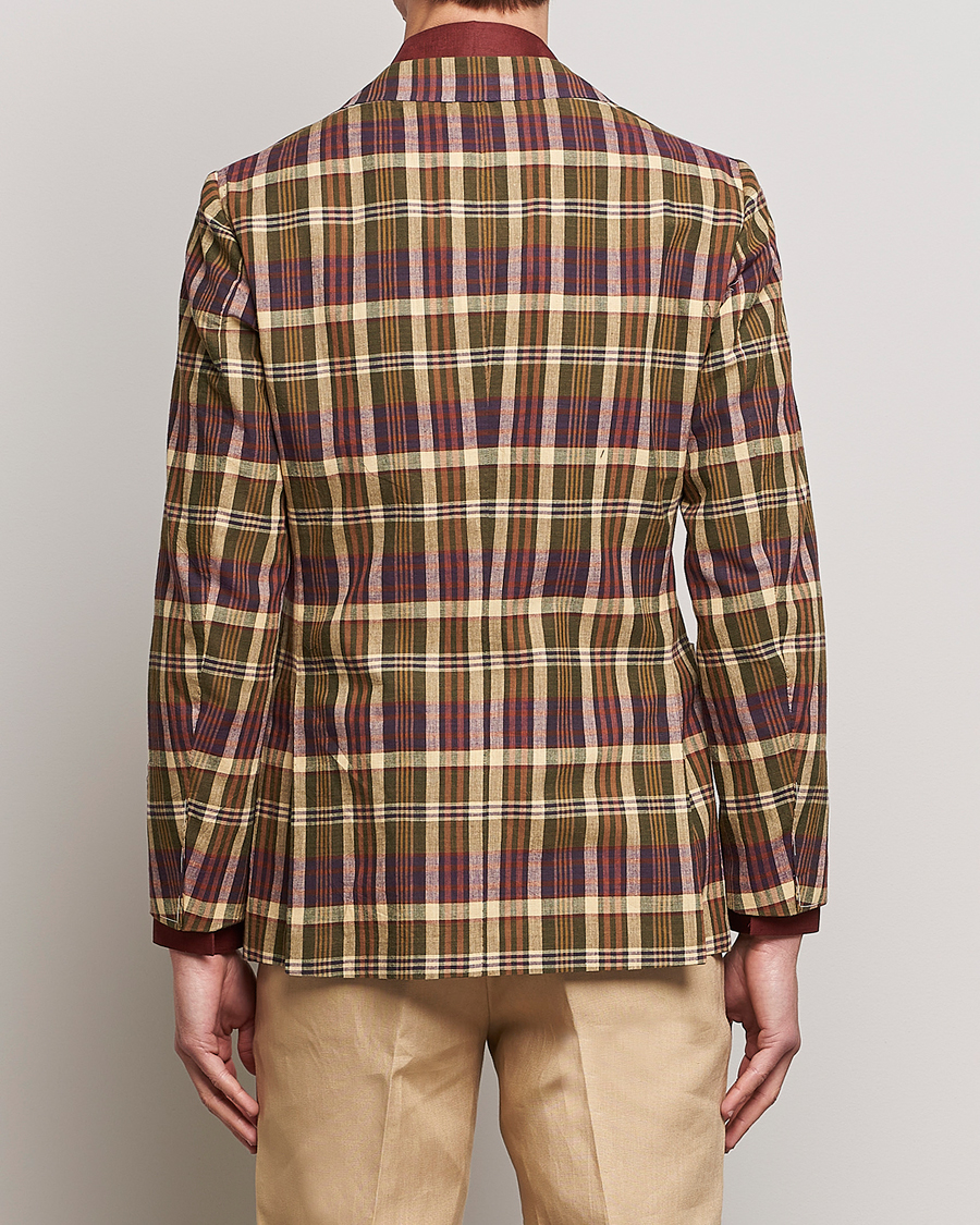 Heren | Blazers | Beams F | Patch Pocket Blazer Dark Brown Madras