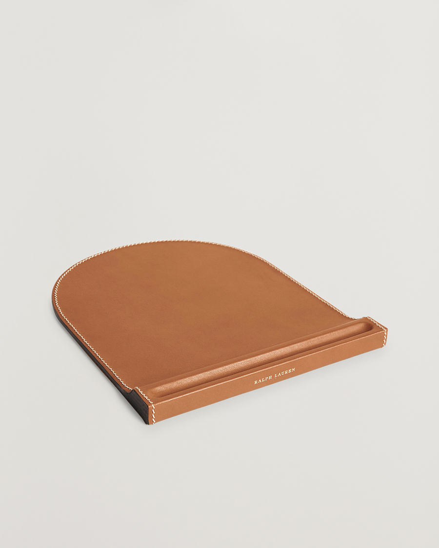 Heren | Ralph Lauren Home | Ralph Lauren Home | Brennan Leather Mouse Pad Saddle Brown