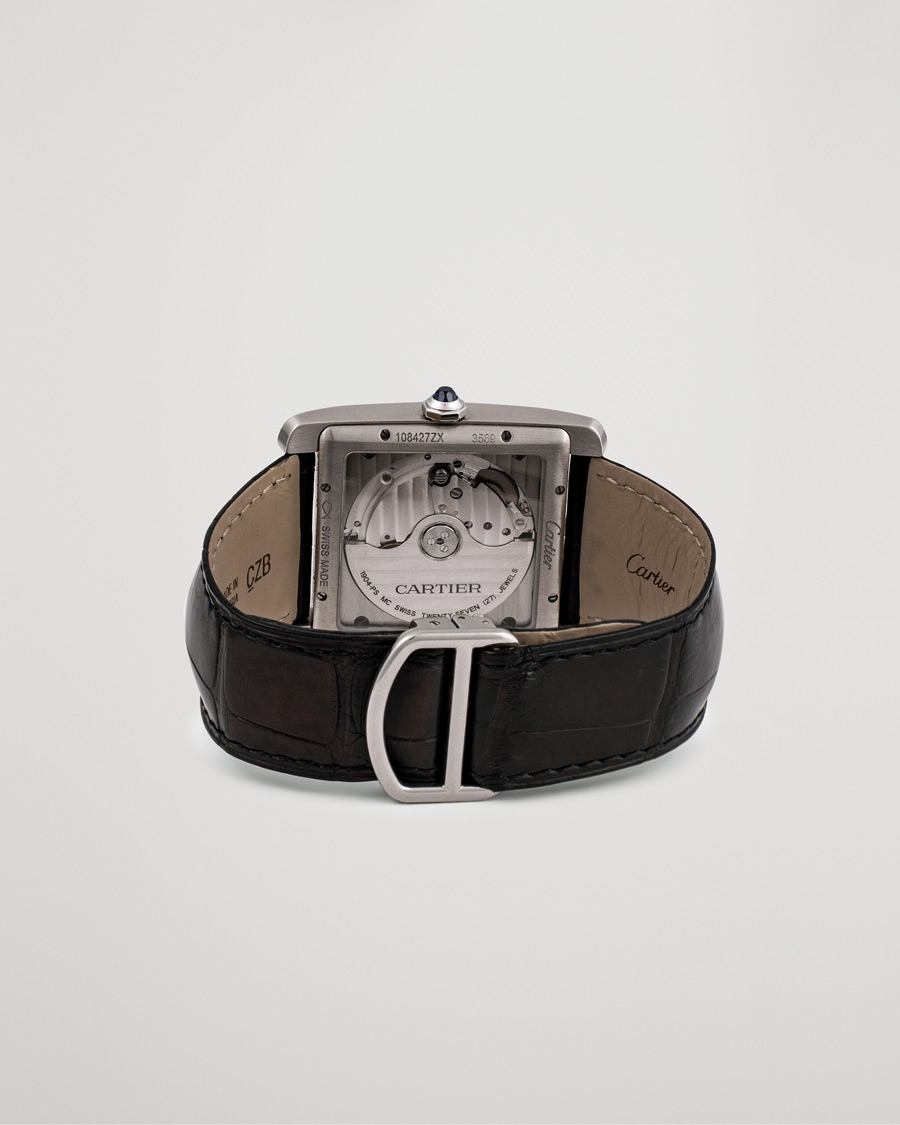 Heren | Pre-Owned & Vintage Watches | Cartier Pre-Owned | Tank MC W5330003 Steel White