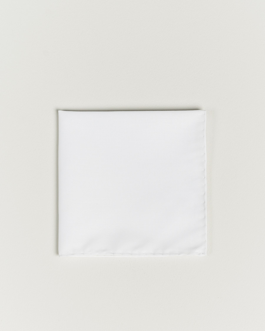 Heren | Pochets | Eton | Signature Twill Pocket Square White